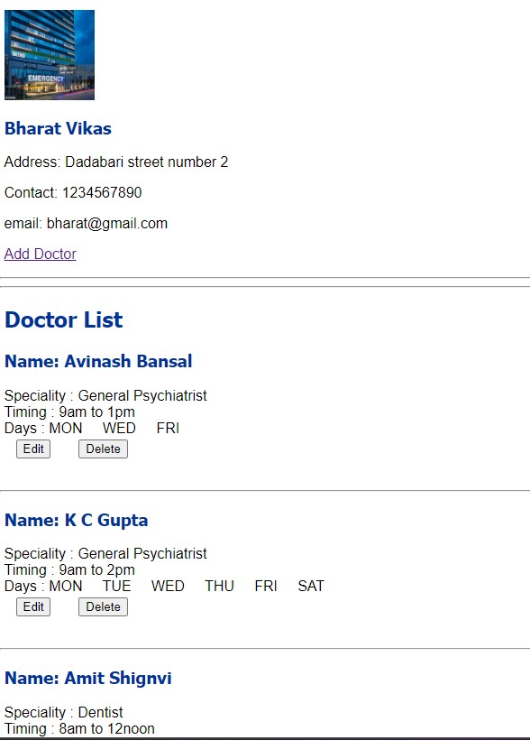 doctor Management