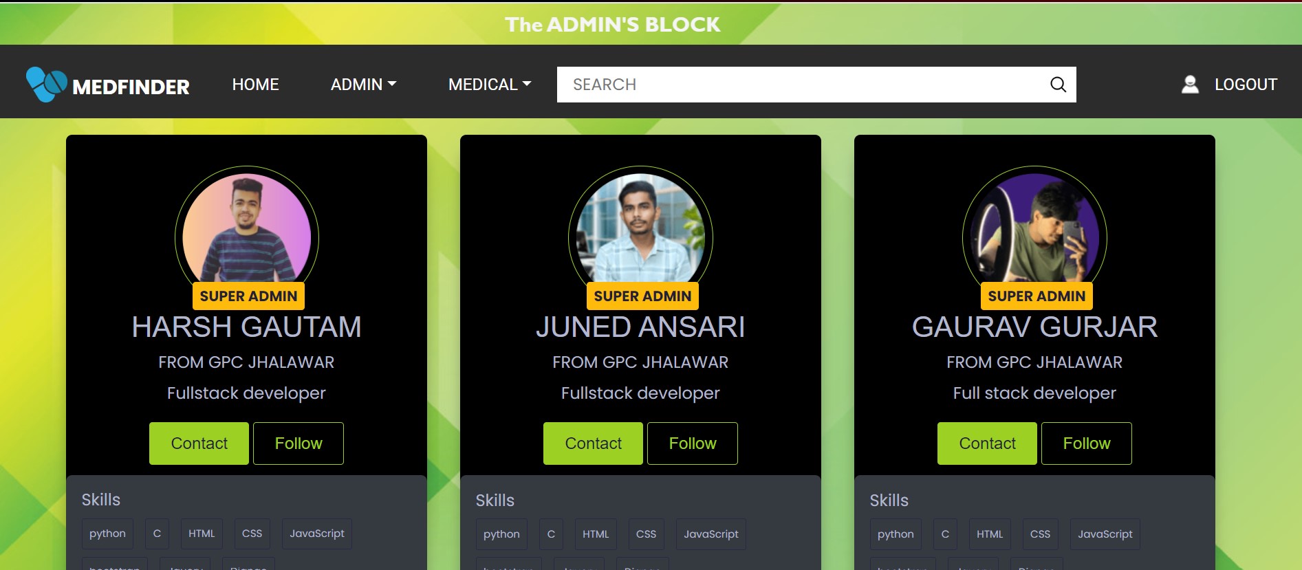 Admin Block